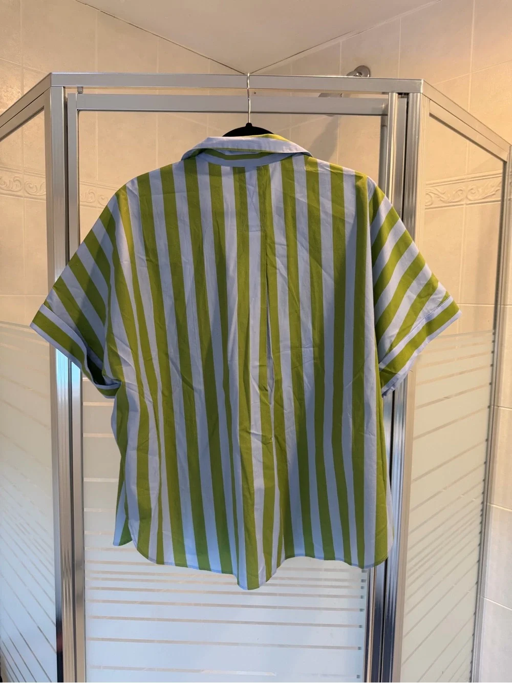 Zara Oversized Striped Shirt and Shorts Set NWT size large